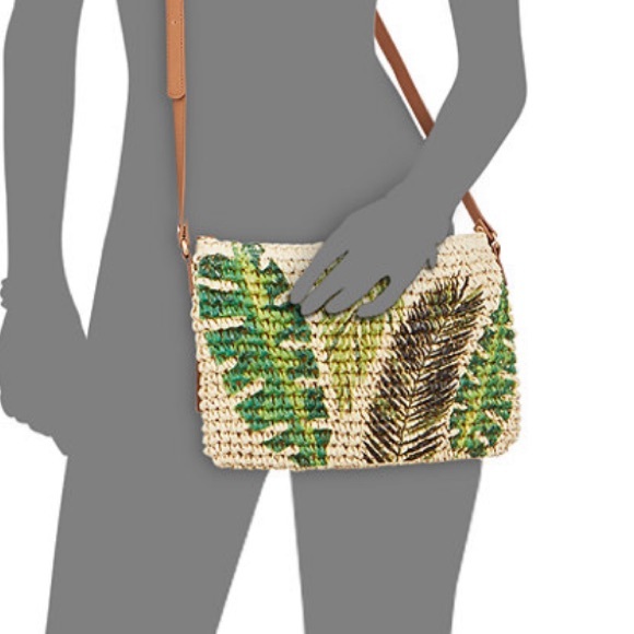 Crossbody 🏝 wristlet straw bag ☀️ - Picture 11 of 15